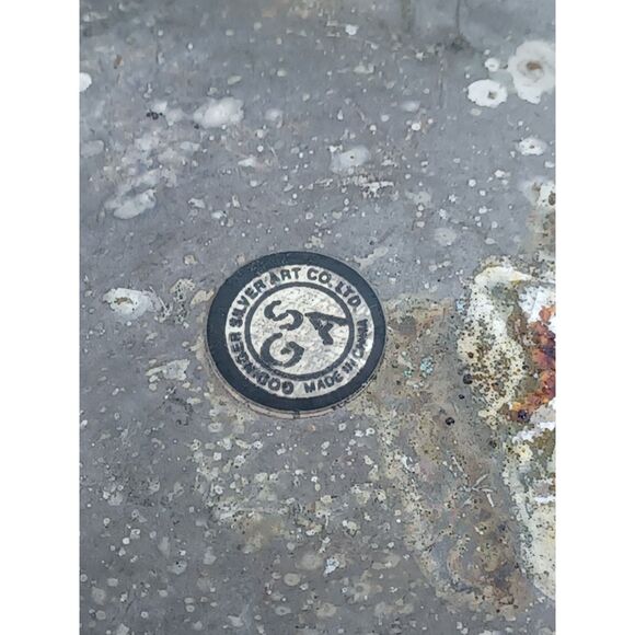 Pair Metal Grapes and Leaves Godinger Silver Plate Bridal Baskets Fruit Baskets - Picture 8 of 16